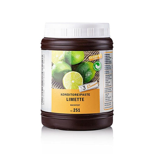 Lime indsætte, tre dobbelte, No.215, 1 kg - konditorvarer, desserter, sirupper - Aroma pastaer og smagsstoffer -
