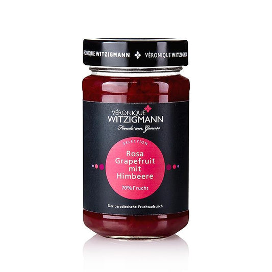 Pink grapefrugt med hindbær - marmelade, 225 g - honning, marmelade, frugt spreads - Véronique Witzigmann specialiteter -