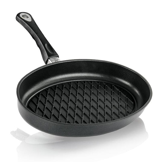 AMT Gastroguss, grillpande, oval, med BBQ diamant mønster 35x24cm, 1 St - Non Food / Hardware / grill tilbehør - køkkenmaskiner -