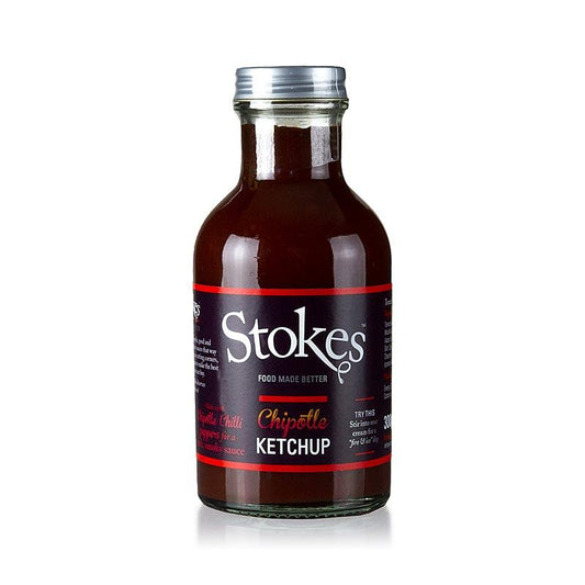 Stokes chipotle ketchup, krydret, 245 ml - saucer, supper, fund - Stokes -