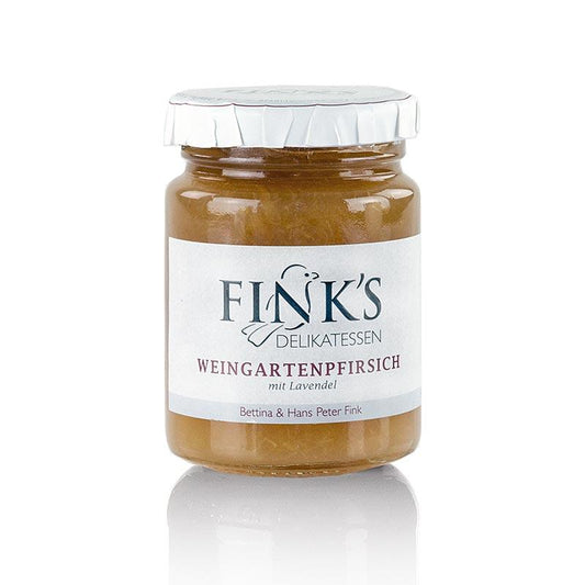 Weingarten fersken frugt spredes, med lavendel, 110 g - honning, marmelade, frugt spreads - Fink s delikatesser -