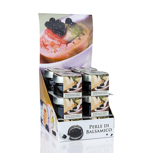 Würzkaviar "balsamisk eddike", perlestørrelse 3-5 mm, sfærer, Terra del Tuono, 50 g - kaviar, østers, fisk og fiskeprodukter - kaviar -