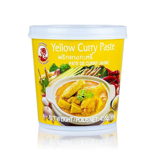 Karrypasta, gul, Pik Brand, 400 g - Asien & Etnisk mad - asiatiske krydderier, aromaer -