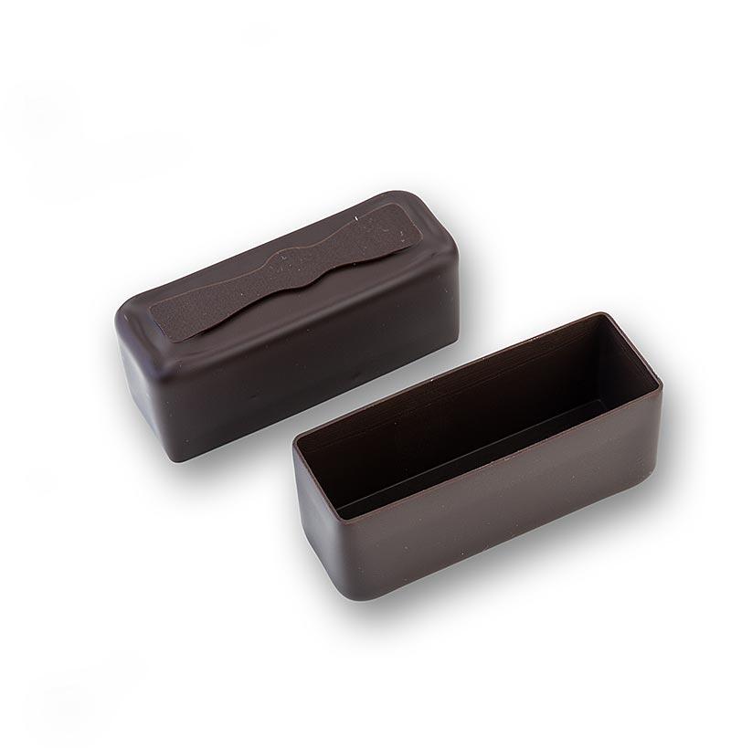 Chokolade form "firkantede" bittersøde, 60x20x25mm, Michel Cluizel, 1.215 kg, 135 St -