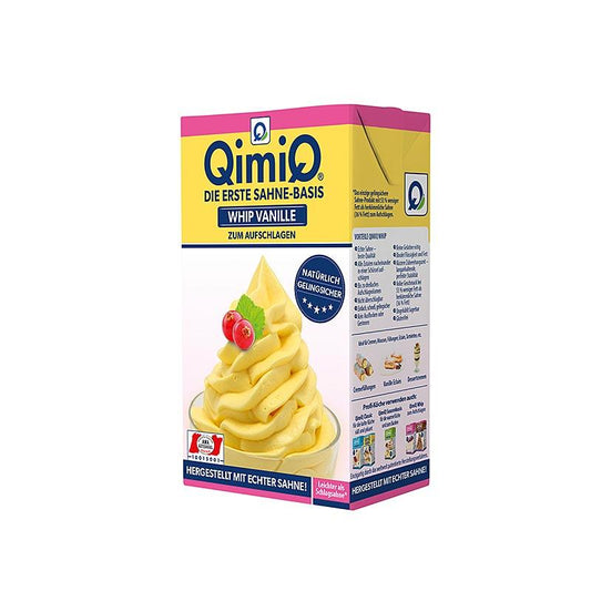 QimiQ Whip vanille, kolde creme dessert aufschlagbares, 17% fedt, 250 g - Molekylær Cooking - QimiQ produkter -