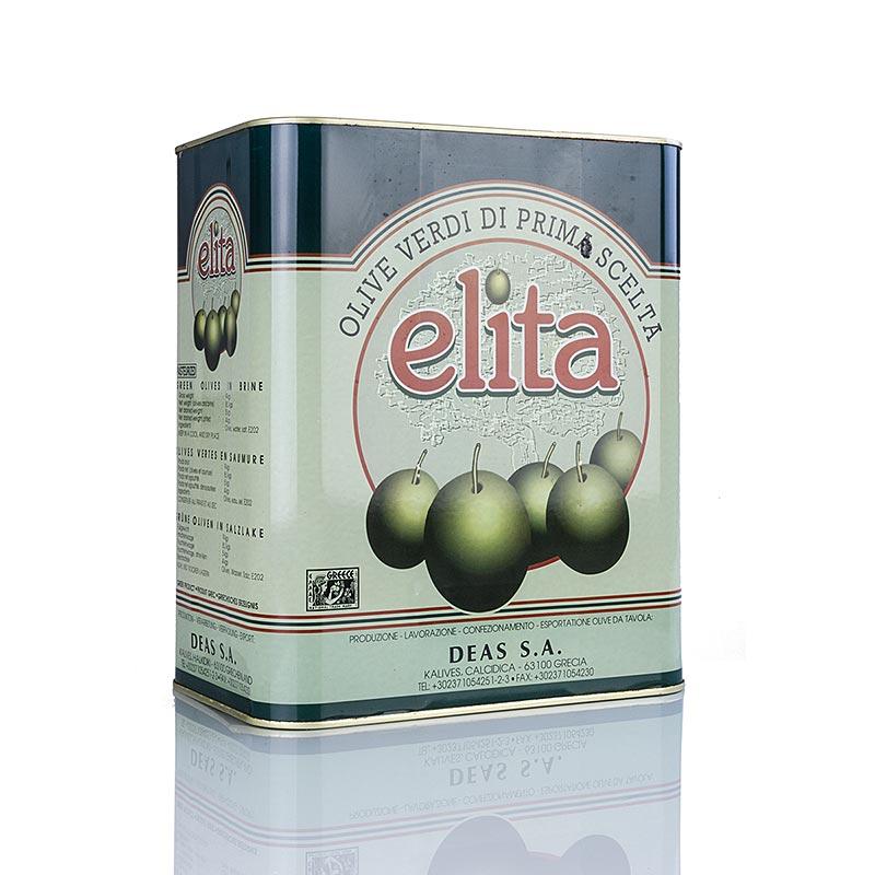Grønne oliven, uden sten, Mamuth, Sø, 8,3 kg - pickles, konserves, antipasti - oliven / oliven pastaer -