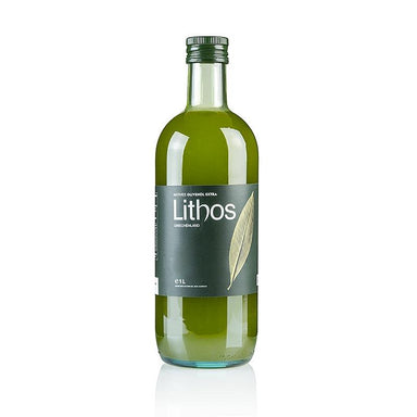 Ekstra jomfru olivenolie, lithos, tidlig høst, ufiltreret, Peloponnes, 1 l - olie og eddike - Olivenolie Grækenland -