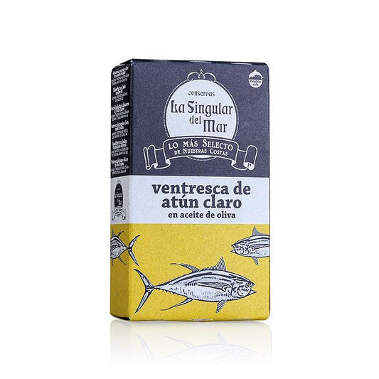 Ventresca - svinemave fra gulfinnet tun, Spanien, 115 g - kaviar, østers, fisk og fiskeprodukter - fiskeprodukter -