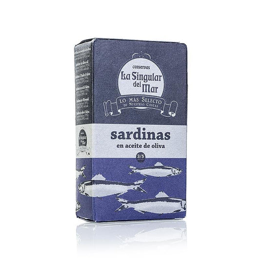 Sardiner i olivenolie, Spanien, 120 g -