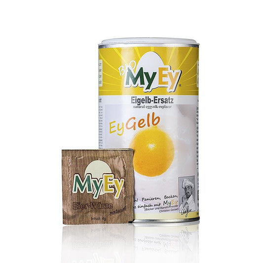 MyEy - EyGELB, æggeblomme erstatning, uden æg, veganer, organisk, 200 g - Veggi fødevarer og veganske kødsubstituenter - erstatninger -