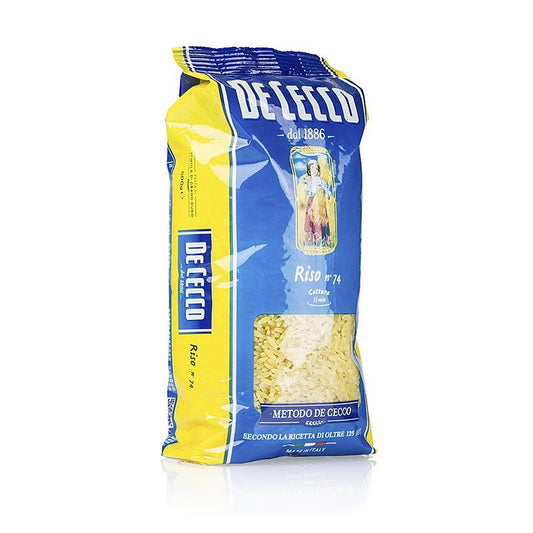De Cecco Riso (riskorn noodle), No. 74 kg af 12, 24 x 500g - pasta, pastaprodukter, friske / tørrede - nudler tørret -