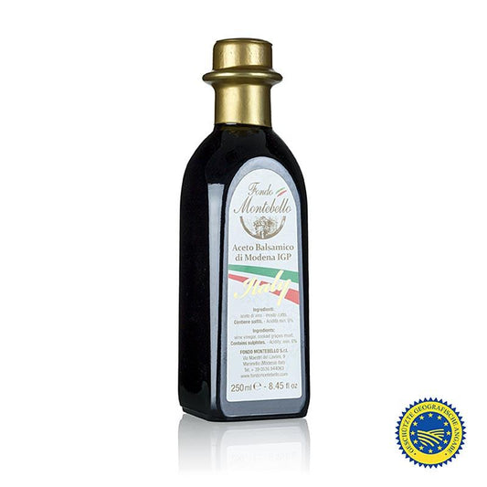 Aceto Balsamico di Modena I.G.P., Italien, 250 ml - Olier - Balsamico eddike Fondo Montebello -