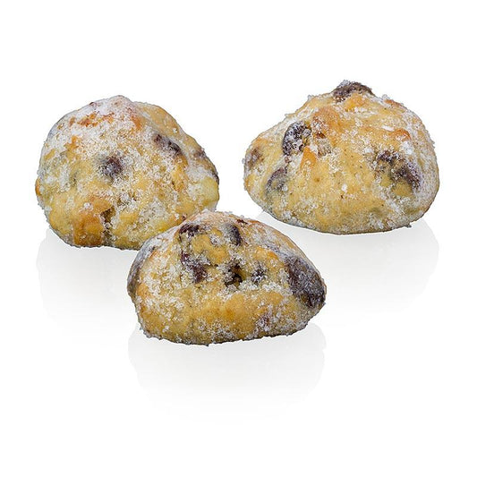 Jul cookies - Mini Stollen stykker med marcipan, 250 g - kiks, chokolade, snacks - kager og chokolade -