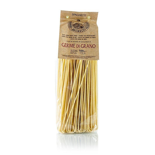 Morelli 1860 spaghetti, Germe di Grano, med hvedekim, 500 g - nudler, noodle produkter, friske / tørrede - tørrede nudler -