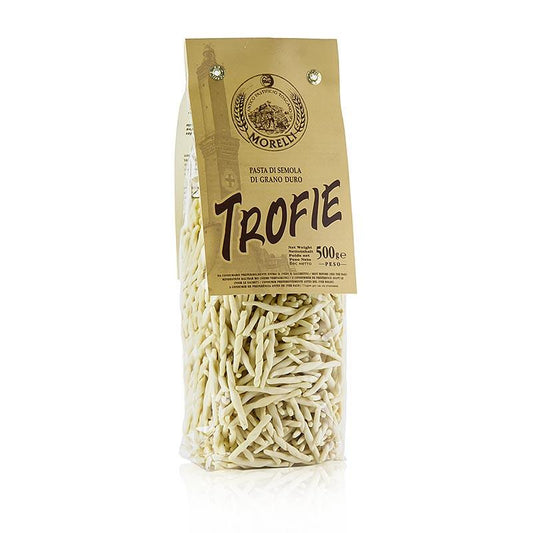 Morelli 1860 Trofie, Germe di Grano, med hvedekim, 500 g - nudler, noodle produkter, friske / tørrede - tørrede nudler -