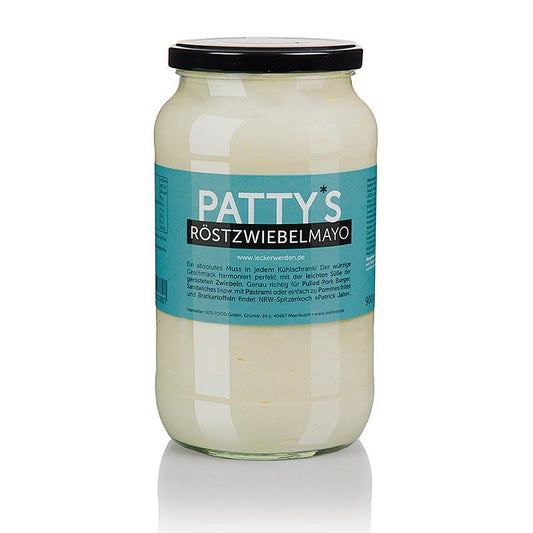 Patty ristede løg mayonnaise, skabt af Patrick Jabs, 900 ml - Saucer, supper, fond - krydderi og barbecuesauce -