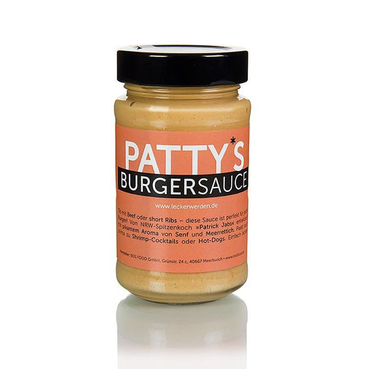Patty yngel sauce, skabt af Patrick Jabs, 225 ml - Saucer, supper, fond - krydderi og barbecuesauce -