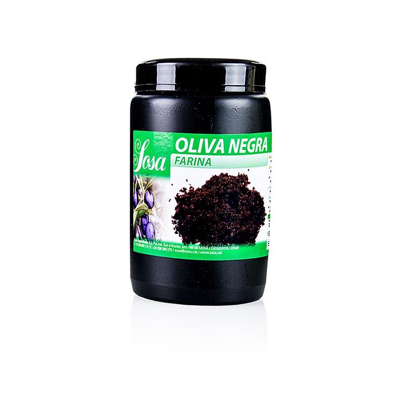 Pulver - Black Olive, frysetørret, 150 g - Molekylær Cooking - Af Sosa -