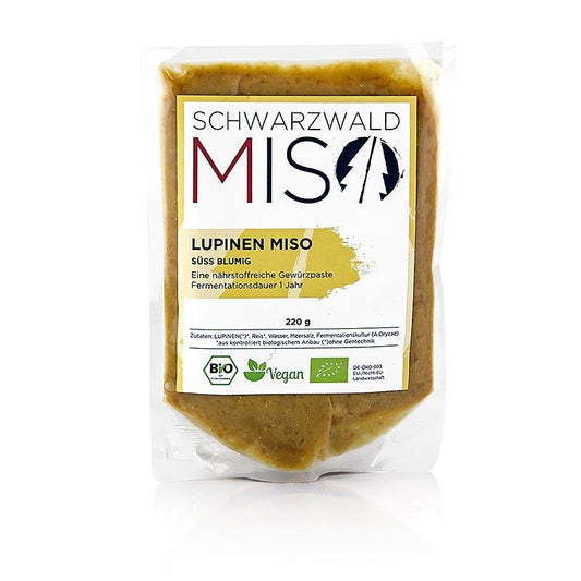 Miso indsætte lupin, sød blomstret, Schwarzwald miso, BIO, 220 g - BIO rækkevidde - BIO pickles, saucer, krydrede -
