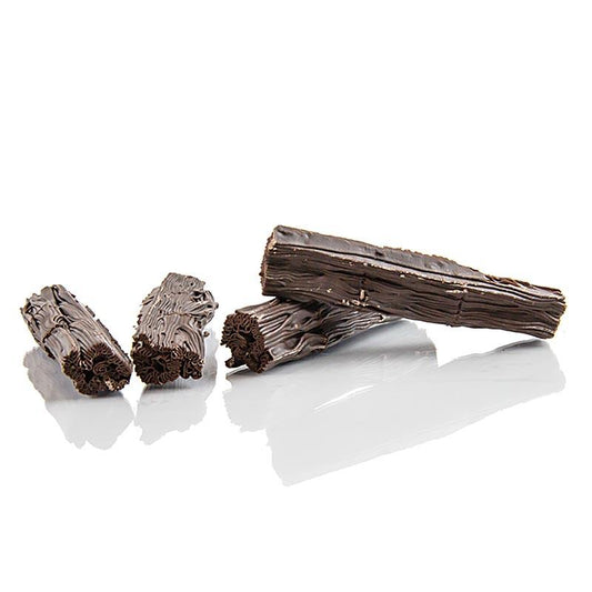 Ulmer Borken chokolade, mørk chokolade 50%, ca. 7,5 cm, 2,5 kg - overtrækschokolade forme, chokoladeprodukter - chokolade decor -