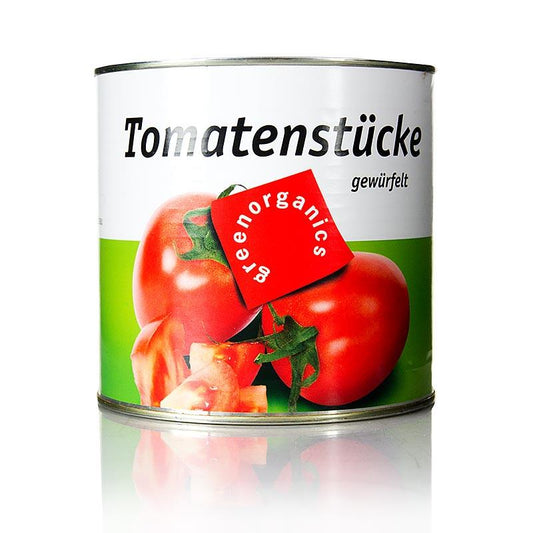 Tomat stykker, Green Organisk, Organisk, 2,55 kg -