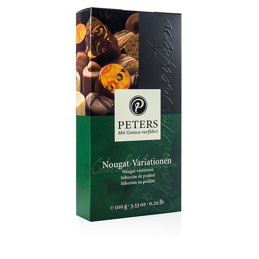 Chokolade - mix "Nougat Variationer", 8, Peters, 100 g, 8 St -