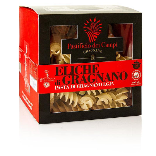 Pastificio dei Campi - No.59 Eliche, Pasta di Gragnano IGP, 500 g - nudler, noodle produkter, frisk / tørrede - tørrede nudler -