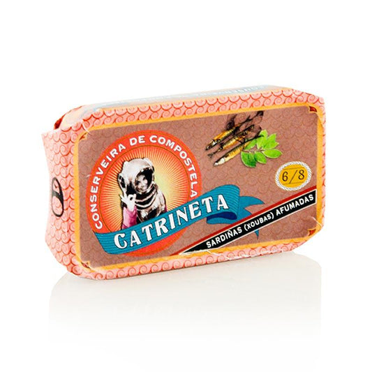 Sardiner, hele, røget, Catrineta, 81 g -