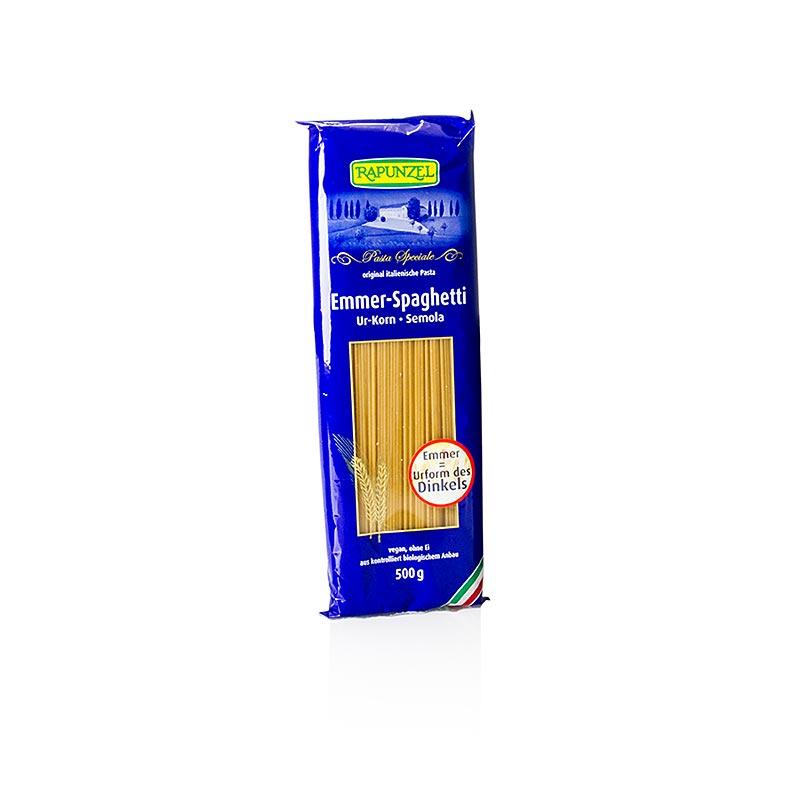 Rapunzel, Emmer pasta - spaghetti, Semola, BIO, 500 g - BIO rækkevidde - BIO pasta, ris og bælgfrugter -