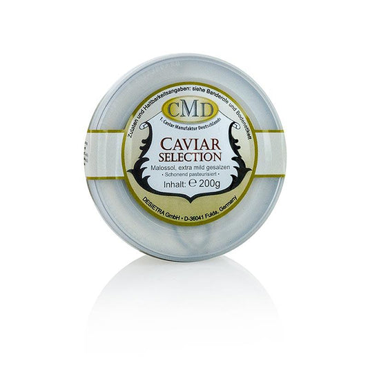 DESIETRA Valg stør kaviar Malossol, pasteuriseret, 200 g - kaviar, østers, fisk og fiskeprodukter - kaviar -