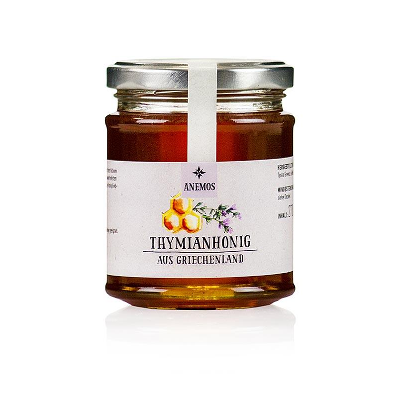 Timian honning, Anemos, 270 g - honning, marmelade, frugt opslag - honning -