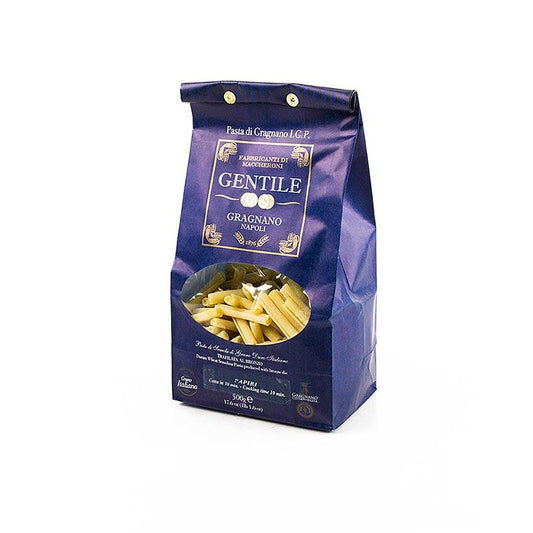 Pastificio Gentile Gragnano IGP - Papiri, bronze rensede, 500 g - nudler, noodle produkter, friske / tørrede - tørrede nudler -