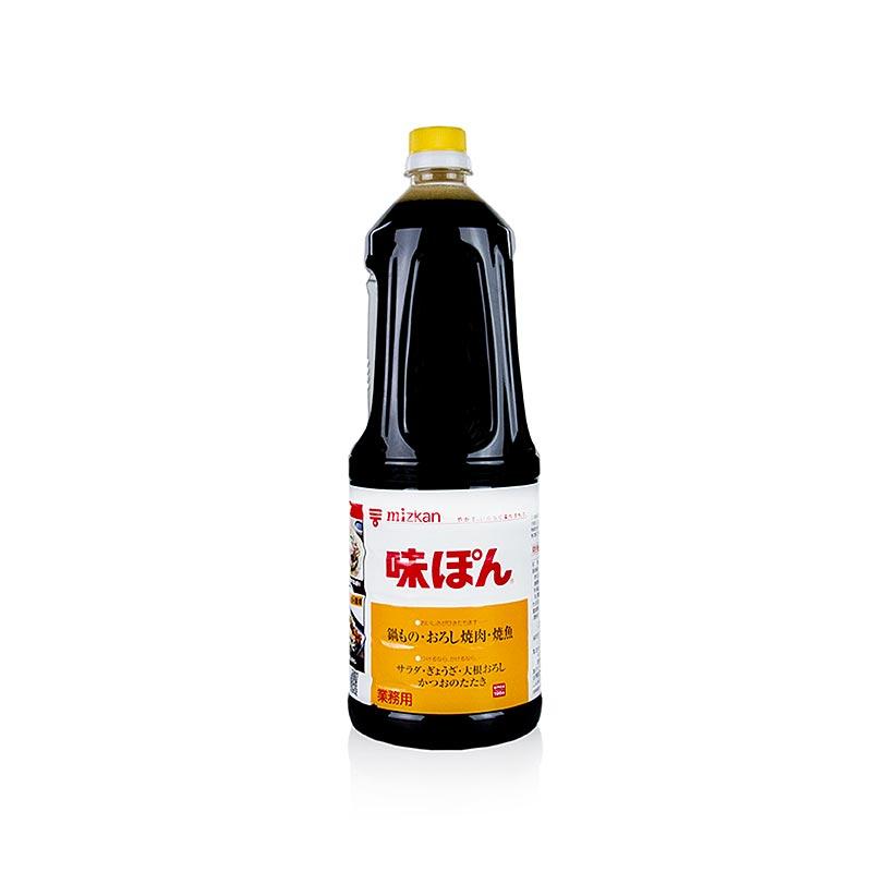 Soja sauce - Ponzu Ajipon, med citrussaft og eddike, Mizkan, Japan, 1,8 l - Asien & Etnisk mad - Sojasauce -