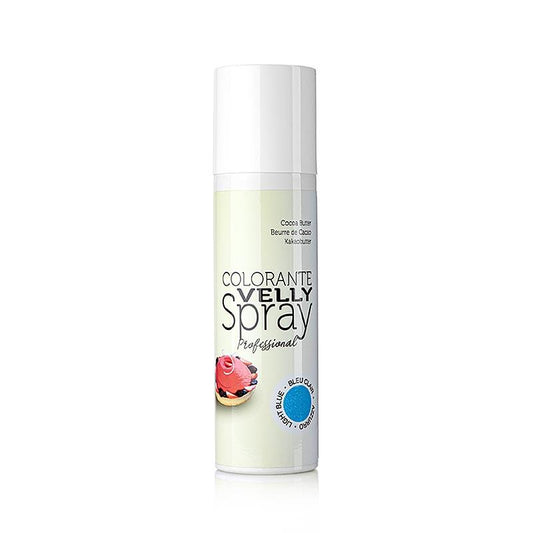 Cocoa Butter Spray, fløjl / fløjl virkning, lyseblå, Velly, 250 ml -