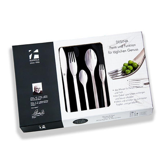 Bestik "DESINA" - knive, gafler store og små, ske store & små stykker 30 -. Non Food / Hardware / grill tilbehør - bestik og porcelæn -