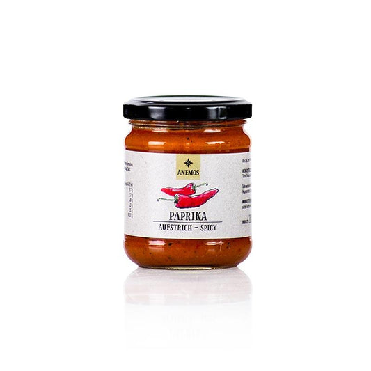 Anemos Red Paprika Tapenade (Spicy), 200 g