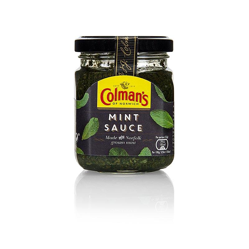 Engelsk mynte sauce (mynte sauce), Colman, England, 165 g - Saucer, supper, fund - chutneys, pesto, saucer og specialiteter -
