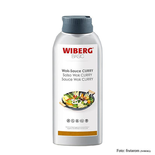WIBERG BASIC Wok Sauce Curry, Squeezeflasche, 665 ml - saucer, supper, fond - WIBERG -