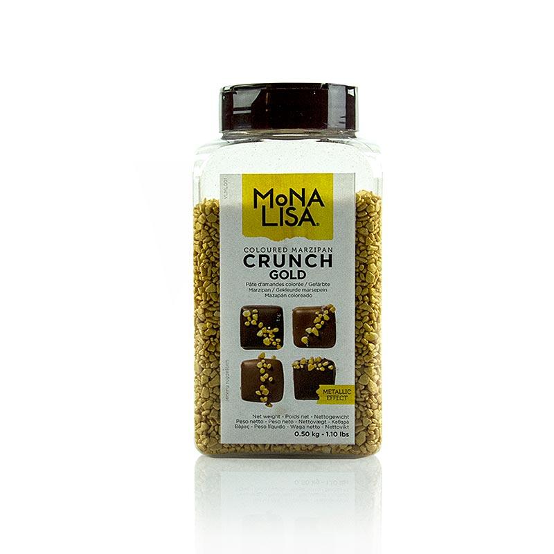 Marcipan Crunch - Gold, Mona Lisa, 500 g - konditori, dessert, sirup - praline / wienerbrød fyld -