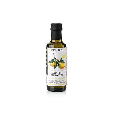 Ekstra jomfru olivenolie, Ppura med frisk Amalfi citronsaft, BIO, 100 ml - BIO range - BIO eddiker, olier, fedtstoffer -