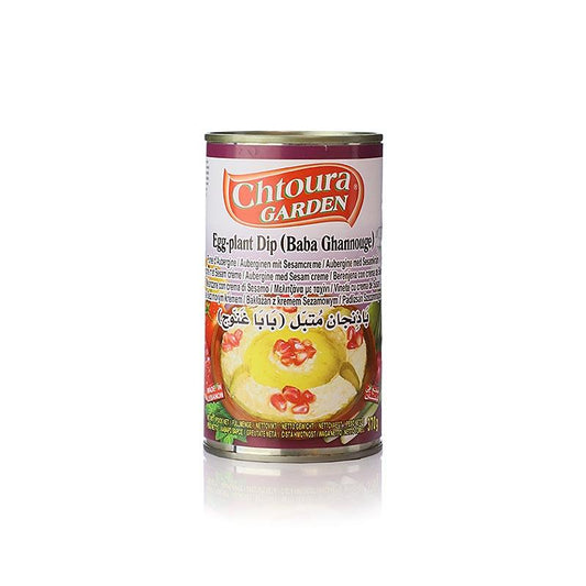 Baba Ghannouge - aubergine / sesam pasta, Chtoura Have, 370 g - Asien & Etnisk mad - nordafrikanske og Levant køkken -