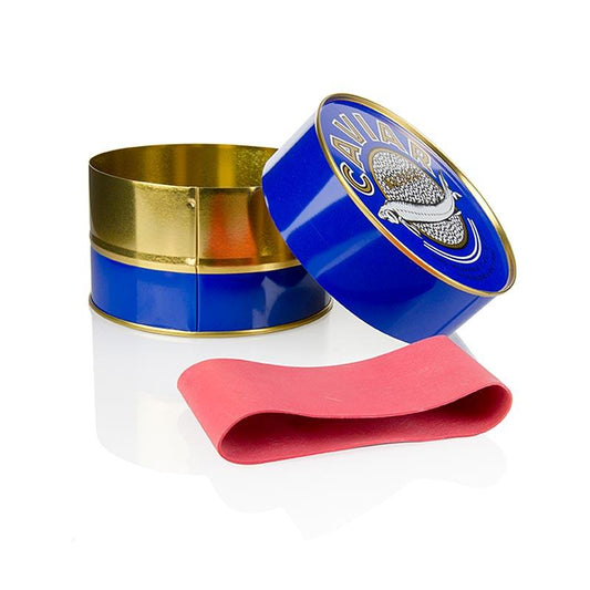 Caviar kasse - mørkeblå, med forsegling gummi, ø 12 cm, 1000 g i kaviar, 1 m - Non Food / Hardware / grill tilbehør - Beholdere & Emballage -
