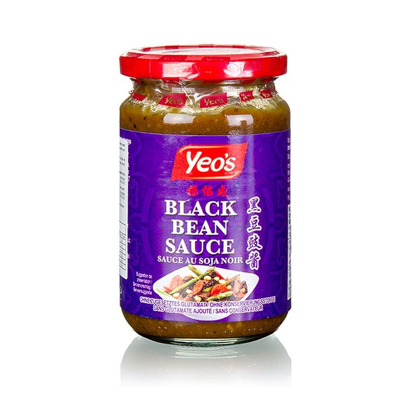 Black Bean sauce, med hvidløg, Yeos, 270 g -