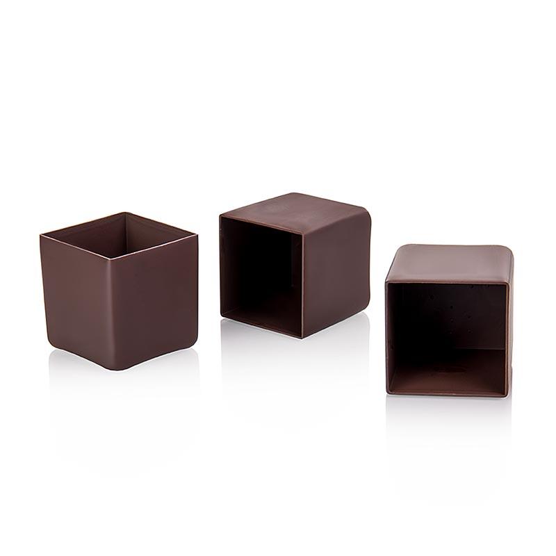 Chokolade skimmel - terninger, mørk, 41x41mm, Michel Cluizel (23130), 600 g, 40 St -