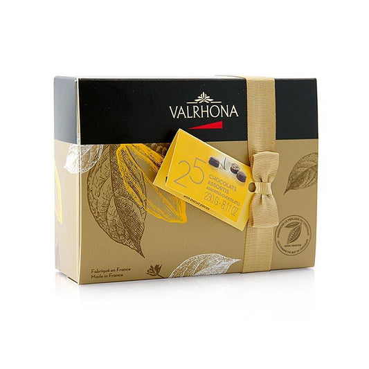 Valrhona Ballotin rækkevidde, fine chokolader mix, g 230, 25 St - kager, chokolade, snacks - kager og chokolade -