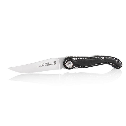 Lommekniv, sort læder, Laguiole (1.10.171.01), 1 St - Knife & Tilbehør - Forskellige Tilbehør -