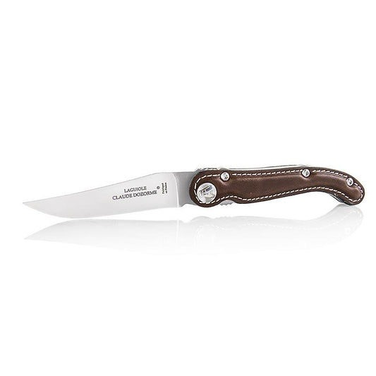 Lommekniv, brunt læder, Laguiole (1.10.171.02), 1 St - Knife & Tilbehør - Forskellige Tilbehør -