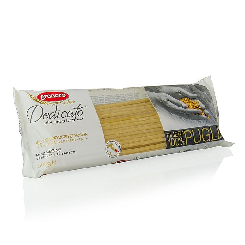 GRANORO Dedicato - Regine makaroni, No.10, 500 g - nudler, noodle produkter, friske / tørrede - tørrede nudler -