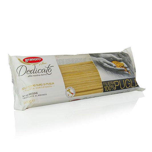 GRANORO Dedicato - Regine makaroni, No.10, 500 g - nudler, noodle produkter, friske / tørrede - tørrede nudler -