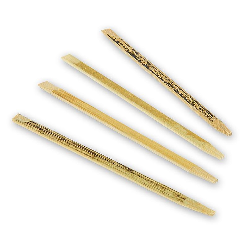Bambus spyd, med naturlige korn, 12cm, 100 St - Non Food / Hardware / grill tilbehør - bestik og porcelæn -